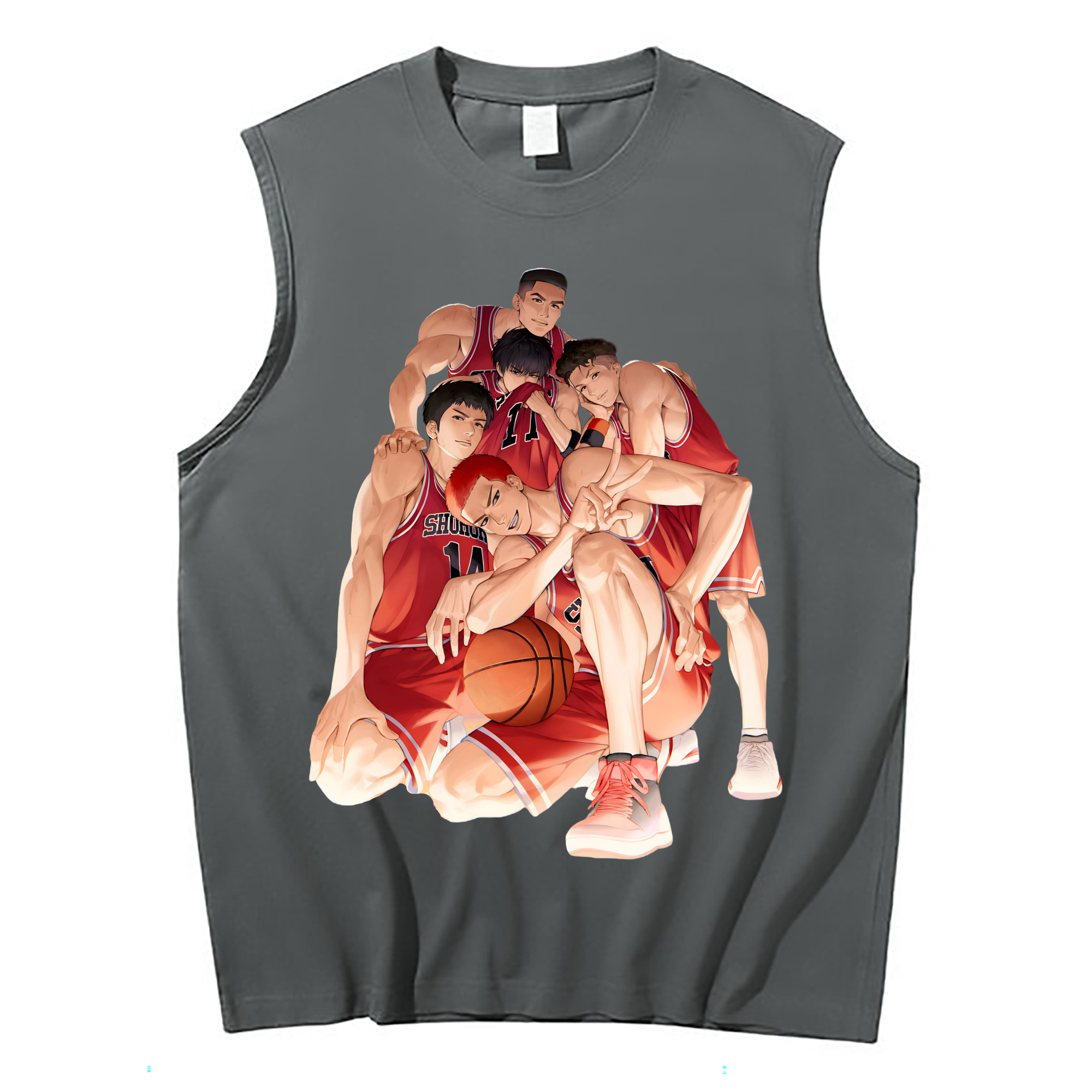 （画像用） SLAM DUNK／スラムダンク コットン100％タンクトップ（フロントプリント）